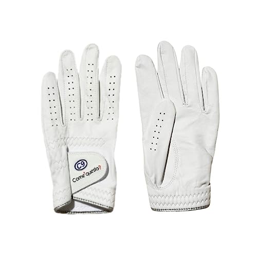 2023コメクエスト 天然羊革ゴルフグローブ (24, 右利き)