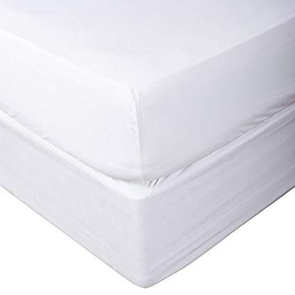 Myra Home Collection 100% Egyptian Cotton 700 Thread Count Solid 1 Piece Fitted Sheet(Bottom Sheet) 15 inch deep Pocket King