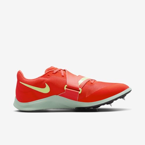 Nike Rival Jump Track & Field Jumping Spikes (DR2756-600, Bright Crimson/Lime Blast/Hyper Orange/) Size 2