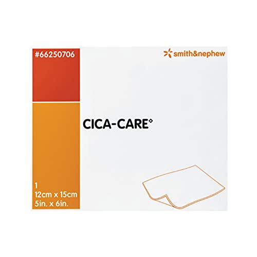 Image of Smith & Nephew CICA-Care Self-Adhesive Silicone Gel Sheet for Scar Management, Wound Care Product, 5 Inches by 6 Inches