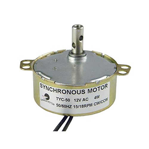 CHANCS TYC-50 Synchroonmotor 12V AC 15-18RPM 4W Koppel 1.8Kgf.cm Magnetronventilator in AC-motor Voor magnetronovenonderdelen
