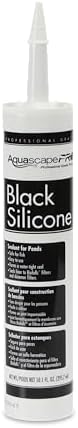 Aquascape Black Silicone Sealant, Safe for Fish, 10.1-ounce |29186