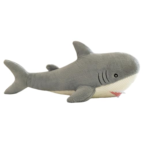 Haiyunhome サメ 鮫 抱き枕 大きいサイズ 60cm/90cm/120cm ふわふわ リアル 可愛い 多機能 癒し ストレス解消 贈り物 誕生日 お祝い インテリア 店飾り 部屋飾り 寝具 柔らかい ふわふわぬいぐるみ (90cm(1.1kg),