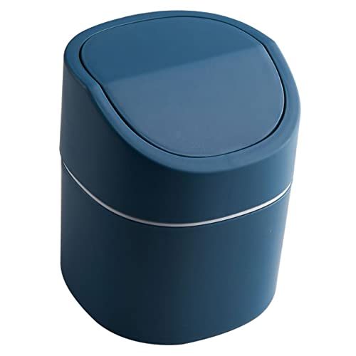 Cabilock Bote de Basura de Escritorio Mini con Tapa Abatible miniatura 1