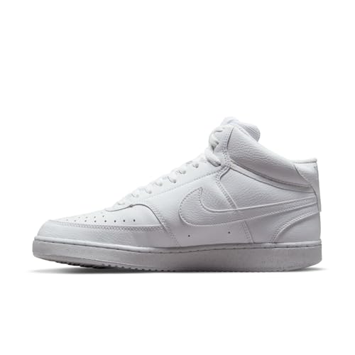 Nike Mens Court Vision Mid Next Nature White/White/White 8.5 Medium