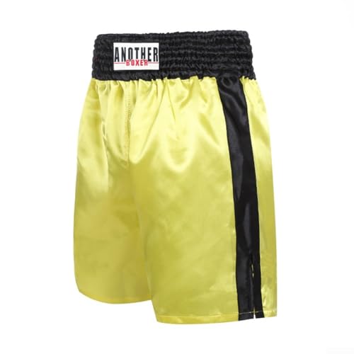 Pantalones cortos de boxeo unisex para entrenamiento de artes marciales mixtas, Muay Thai, pantalones cortos transpirables con cintura elástica, pantalones cortos de fitness para artes marciales