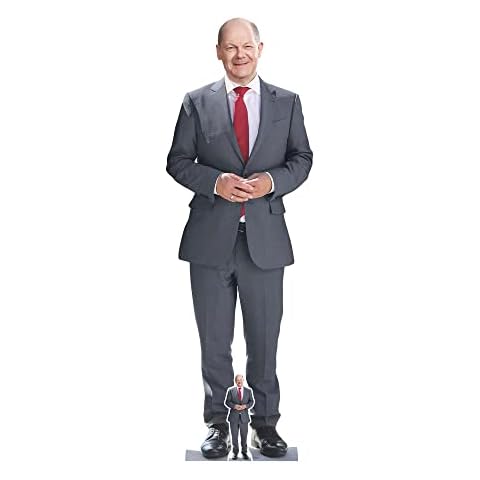 STAR CUTOUTS Lifesize Olaf Scholz Cardboard Cutout Cover