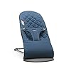 BabyBjörn Bouncer Bliss, Cotton, Midnight Blue, 1 Count (Pack of 1)