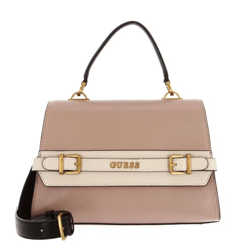 GUESS Sestri Top Handle Flap Bag Rosewood Multi