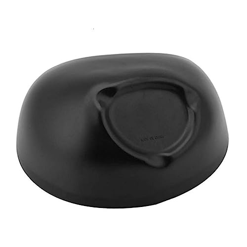 GALPADA Plastic Crawler Hide Cave for Small Pets Black Reptile House Aquarium Fish Tank Decor Habitat for Snakes and More Durable and Heat Resistant Design