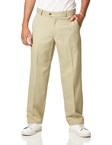 IZOD Men's Golf Microsanded Flat Front Classic Fit Pant