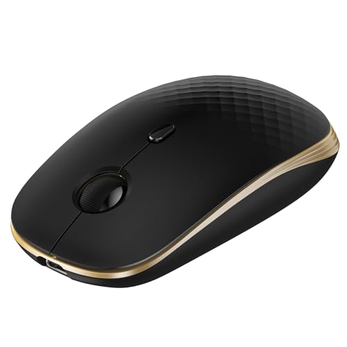 TECKNET Rechargeable Slim Portable Silent Computer 2.4 GHz Wireless Mouse - image 1