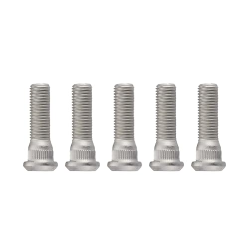 5PCS Wheel Studs M12x1.5 Wheel Steel Lug Bolts 49mm Long Auto Tire Studs Compatible with Chevrolet Lexus Toyota Pontiac Scion Replaces 610-266 90942-02049 Wheel Hub Screws Car Accessories