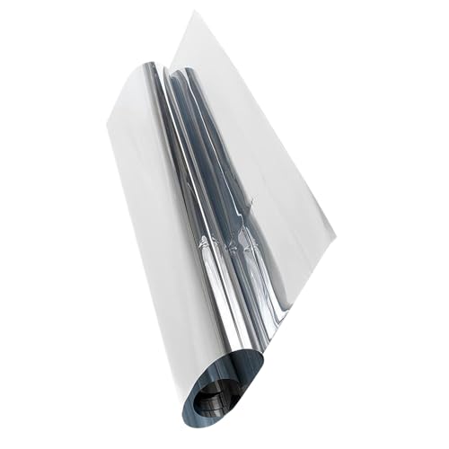 Vinilo decorativo para ventana 200x40 cm plata miniatura 1