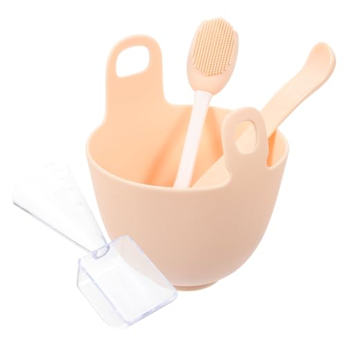 SMASOLO フェイスマスクボウル 大容量シリコン製 柔らかく持ちやすいミキシングツール付き 自宅で簡単手作りマスク用 男女兼用
