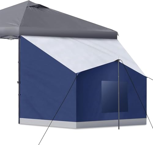 Camping Cube Side Tent for 10x10 Pop Up Canopy, Waterproof...