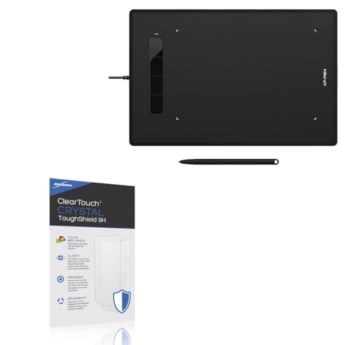 BoxWave Screen Protector Compatible With XP-Pen Star G690 - ClearTouch Crystal ToughShield 9H (2-Pack), Clear 9H Tough Flexible Film Screen Protector