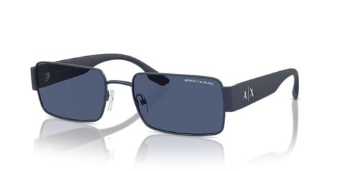 Image of Armani Exchange mens Ax2052s Rectangular Sunglasses