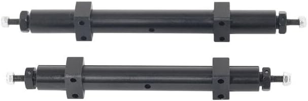 Eje de rueda de camión RC, 2 piezas RC Metal sin alimentación eje trasero 4.724 in 5.512 in para Tamiya Remolque 1/14 1/10 RC coche DIY