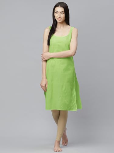 Image of Ada Womens Terivoile Cotton Suit Full Slip /Camisole (Pack of 2) A301831