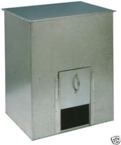 Parasene 3cwt (150kg) Coal Bunker, Galvanised, 90x64x51 cm