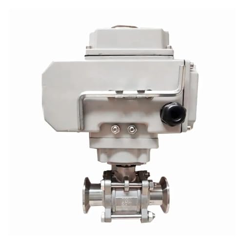 Vanne à boisseau sphérique motorisée DN15 inox robuste 24VDC