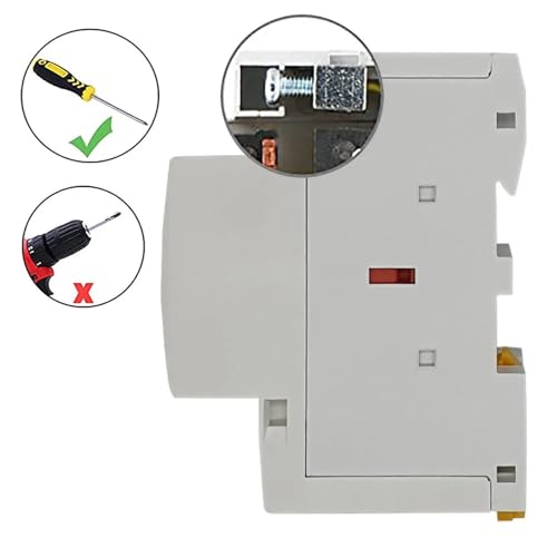 Contactor de CC HCH8-100 de 24V para solucionar arcos eléctricos en riel DIN 3