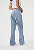 HDLTE Women Wide Leg Jeans Junior High Waist Baggy... #2