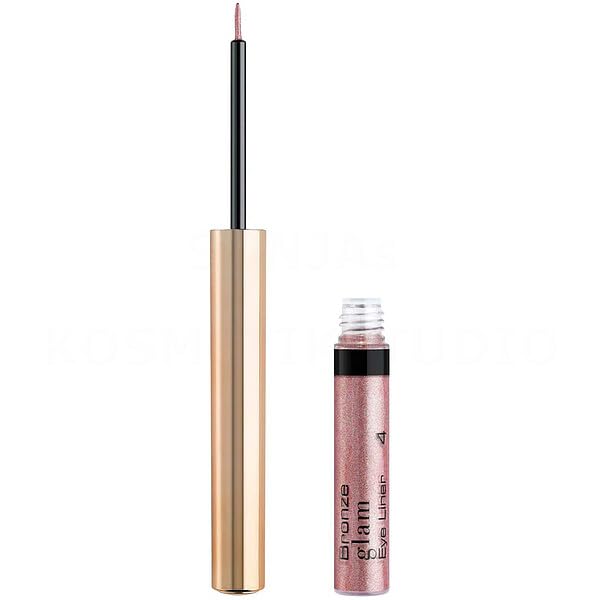 ARTDECO Bronze Glam Eye Liner – Eyeliner liquide à paillettes avec finition scintillante – Eyeliner gel longue durée avec pinceau ultra fin pour des...