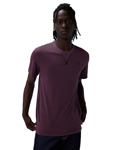 G-STAR Uomo Nifous T-Shirt, Rosso (Maroon GD D24449-2653-H731), S
