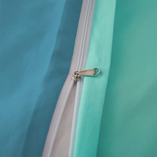 Zeimon Rainbow Duvet Cover Twin, 3 Pieces Ombre Pastel Duvet Cover Set, All Season Soft Breathable Microfiber Colorful Duvet Covers With 2 Pillow Cases(Rainbow,Twin) #TOP3