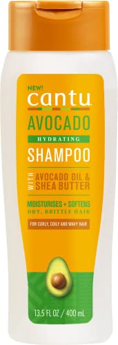 Cantu Avocado Sulfate Free Shampoo with Avocado Oil Shea Butter, 13.5 Fl Oz