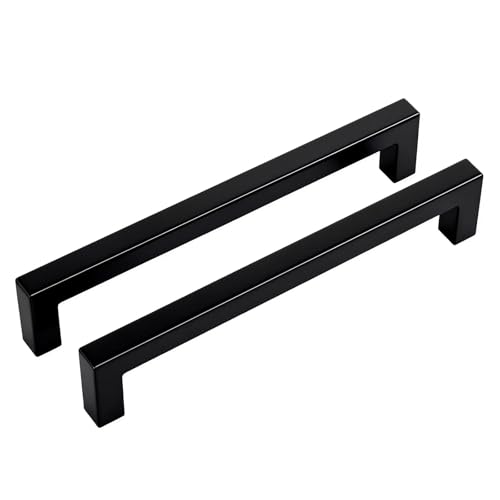 Haidms Black Cabinet Handles 7-9/16" Matte Black Cabinet Handles 30 Pack