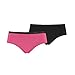 Produktbild PUMA Damen Unterwäsche Basic Hipster 2P,563009001, Mehrfarbig (Azalea), Gr. L