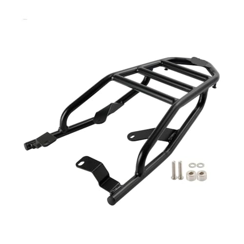 Support arrière porte-bagages tube noir moto pour sécuriser vos sacs sur XTRIBUTE