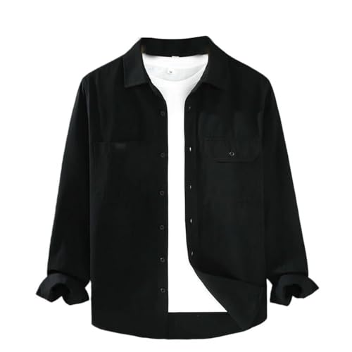 Chemise de travail homme en coton durable avec col carré vintage
