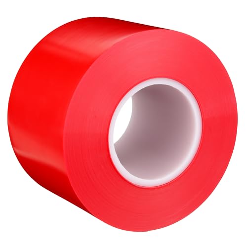3M Durable Floor Marking Tape 971, Red, 4 in x 36 yd, 17 mil, Heavy Duty Vinyl Great for High-Traffic Areas, Color-Coding, Vibrant Color, Clean Removal