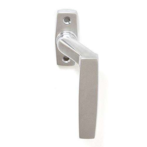 Preisvergleich Produktbild Fenstergriff Dänische Fenster (für rechte Fensterflügel / Vierkant 8 mm nach dänischer Norm) / Halbolive gekröpft / Modell Kopenhagen ZDG-re