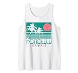 hilo hawaii palme surf vintage retro isole hawaiane canotta