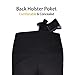 Lilcreek Conceal Carry Leggings Women,Concealed Carry Shorts with Side Pockets for Women,Biker Short Gun Holster XS