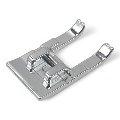 Image of ZENITH Open Toe Big Metal Pressure Foot Snap on Type for Automatic Electric Low Shank Sewing Machines Suitable for Usha Janome Brother Singer etc Steel Finish (Open Toe Big Metal)