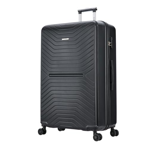 FLYMAX 29 Large Suitcase 4 Wheel Lightweight Luggage Hard Shell Travel Case Hold Check in Fits 23kg - 27kg + 3 Digit Lock Suitcase Large + Telescopic Handle 100 Litre Capacity