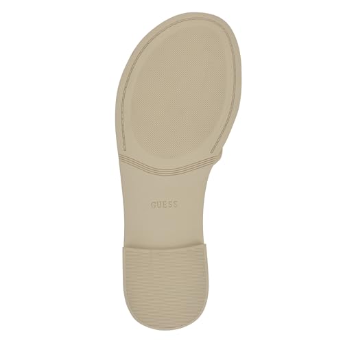 GUESS Women's ELYHO Flat Sandal, Ivory 150, 11 by GUESS - Used condition - Image 4