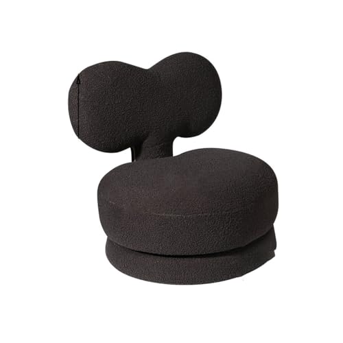 Sofas for Living Room Home Reading Single Sofa Stool Backrest Living Room Rotating Low Stool Living Room Balcony Bedroom Small Sofa Home Theater Sofa (Color : A, Size : S47cm)