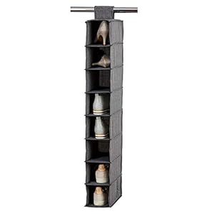 Love !T Store !T Hängendes Schuhregal Grau 8 Fächer