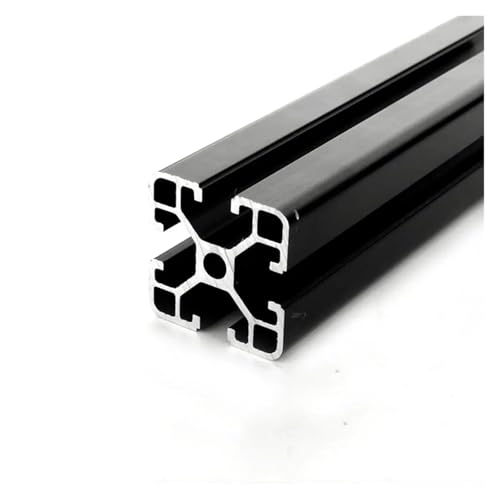 Profilé aluminium fente en T noir 4040 rail extrusion de 800mm