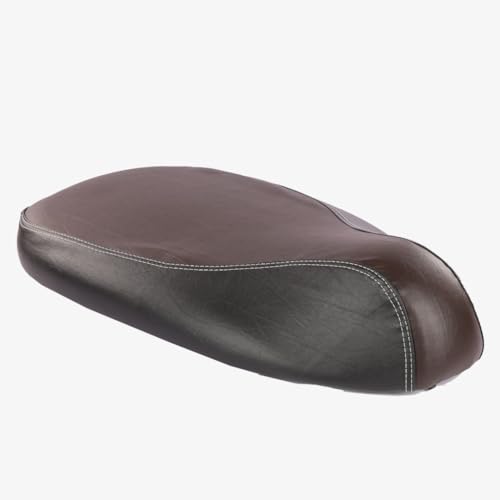 Image of Favourite Auto Accessories Dual Coloured Seat Cover with Pro Leather Finish for Ola S1, Ola S1 Pro, Ola S1 Air, Ola S1 X+ (Black & Brown)