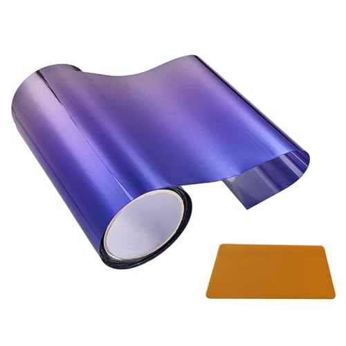 Dickly Film Teinté de Pare-Soleil avec Autocollant et Protection Solaire pour La Plupart des Voitures, Bleu