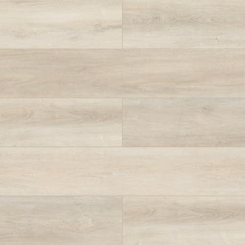 SPC Vinyl Flooring Plank White Birch 8x8in Cut Sample