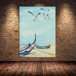 Affiche musicien sous la pluie impression noir et blanc déco murale toile cadre 40x60 cm